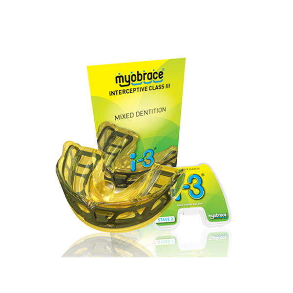 i-3Lс (i-3) Myobrace с каркасом Этап 2 при аномалиях III класса. LARGE / Прозрачный (MRC)